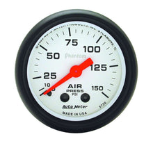 Load image into Gallery viewer, 2-1/16 Phantom Air Press. Gauge 0-150psi