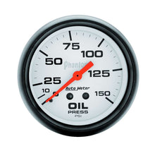 Load image into Gallery viewer, 2-5/8in Phantom Oil Pressure Gauge 0-150psi