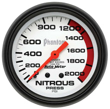 Load image into Gallery viewer, 2-5/8in Phantom Nos Pressure Gauge 0-2000psi