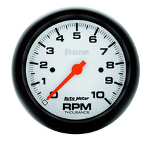 Load image into Gallery viewer, 3-3/8in Phantom In-Dash Tach 10000 RPM