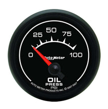 Load image into Gallery viewer, 2-1/16 ES Oil Pressure Gauge - 0-100psi