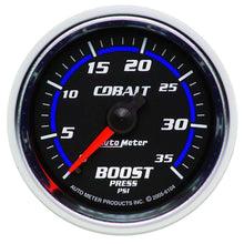 Load image into Gallery viewer, 2-1/16in C/S Boost Gauge 0-35 psi