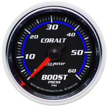 Load image into Gallery viewer, 2-1/16in C/S Boost Gauge 0-60psi