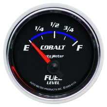 Load image into Gallery viewer, 2-1/16in C/S Fuel Level Gauge 0-90ohms