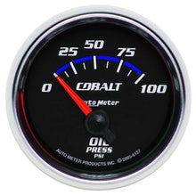 Load image into Gallery viewer, 2-1/16in C/S Oil Pressure Gauge 0-100psi