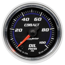 Load image into Gallery viewer, 2-1/16in C/S Oil Pressure Gauge 0-100psi