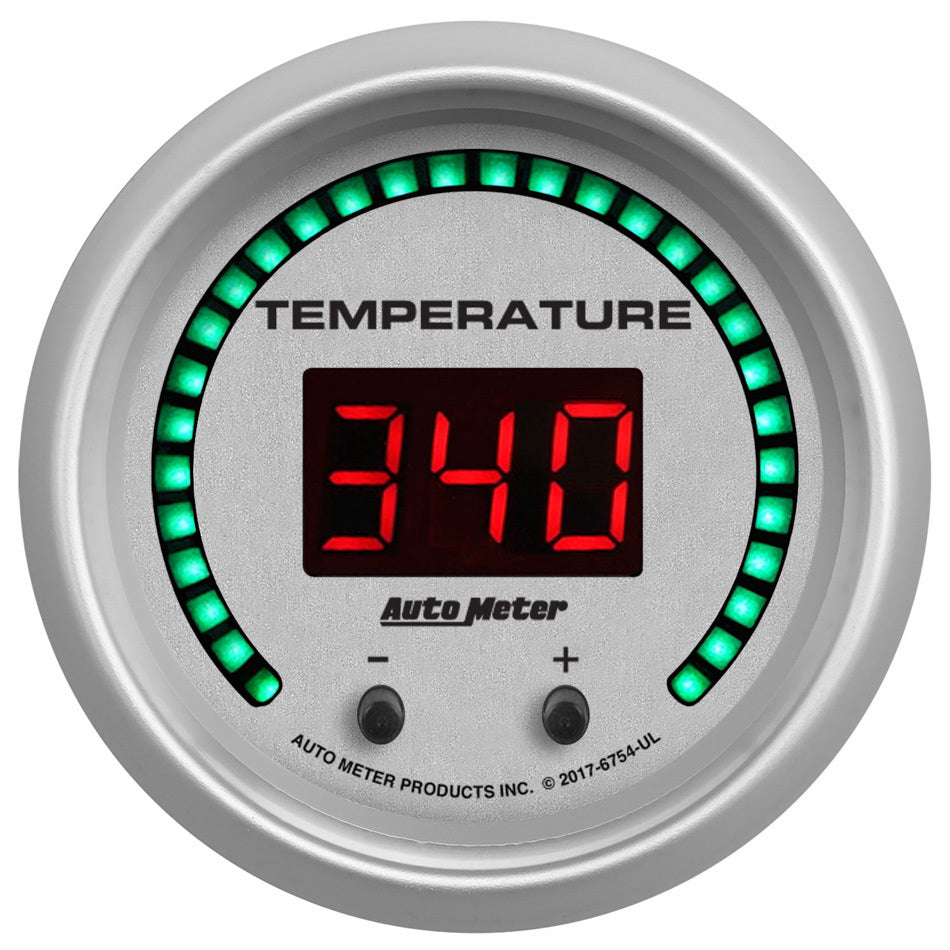 2-1/16 Fluid Temp Gauge Elite Digital UL Series