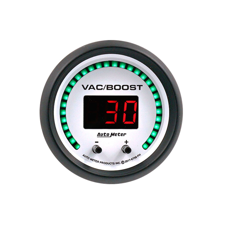 2-1/16 Vac/Boost Gauge Elite Digital PH Series