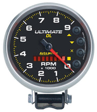 Load image into Gallery viewer, 5in Ultimate DL Tach 9000 RPM Black