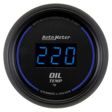 Load image into Gallery viewer, 2-1/16in Cobalt Oil Temp Gauge  Digital 340F