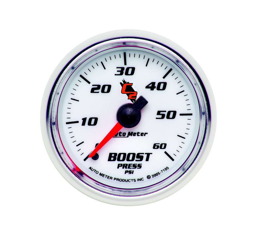 2-1/16in C2/S Boost Gauge 0-60psi