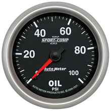 Load image into Gallery viewer, 2-5/8 SC II Oil Pressure Gauge 0-100psi