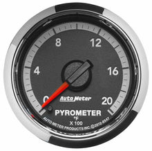 Load image into Gallery viewer, 2-1/16 Pyrometer Gauge 2000 Deg. Dodge Diesel