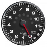 Spek-Pro 5in Tach w/ Shift Light & Peak Mem.