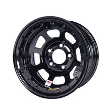 Load image into Gallery viewer, Wheel 15x8 IMCA B/Lock 5x5 Black 4.75in BS