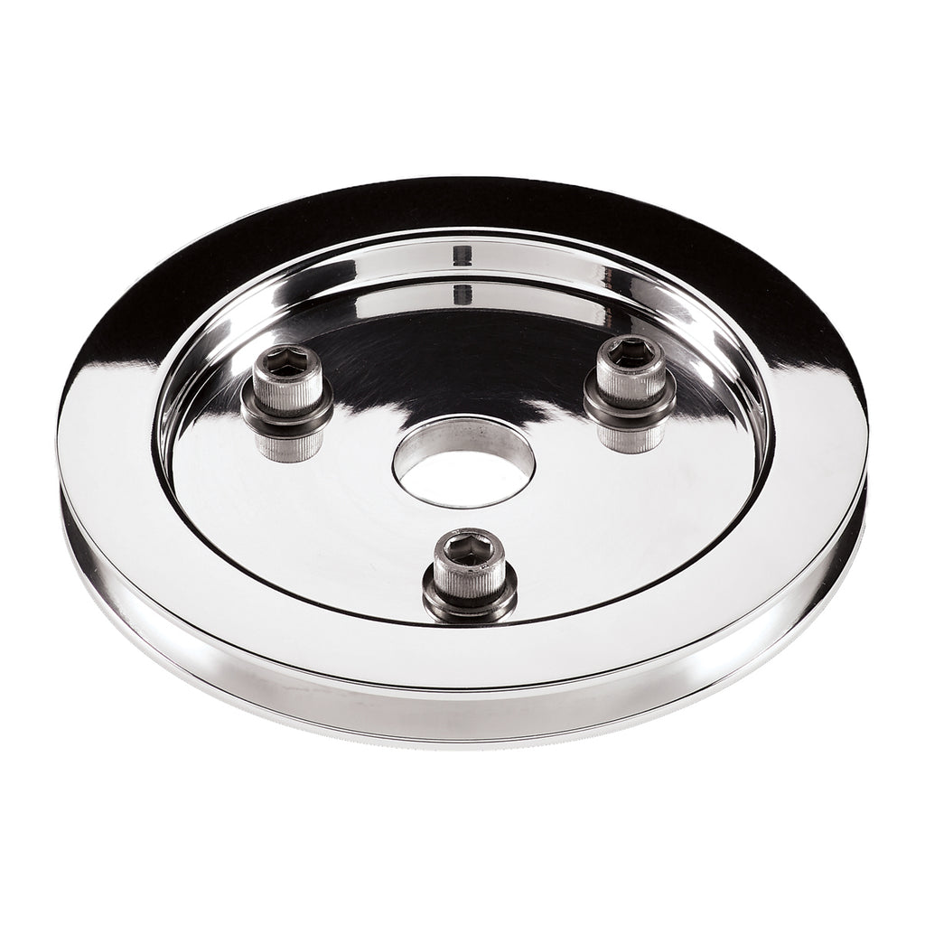 BBC 1 GRV Crank Pulley LWP Polished