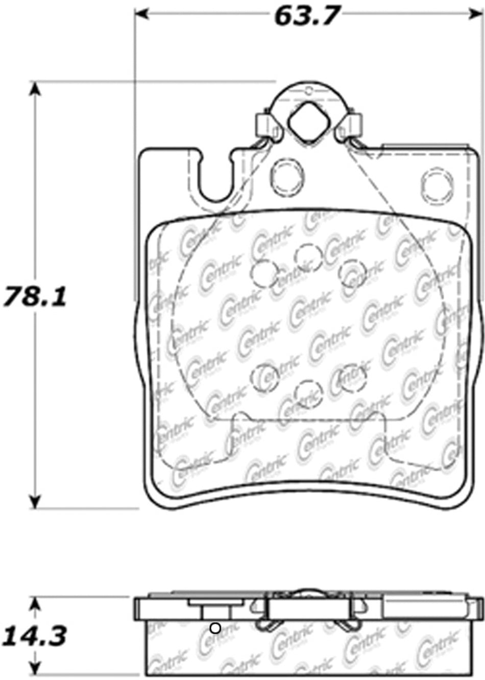 C-TEK Ceramic Brake Pads with Shims