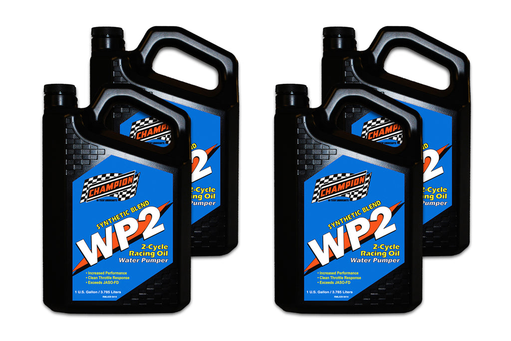 WP2 2 Cycle Racing Oil JASO FD Case 4 x 1Gallon