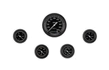 Autocross Grey 5 Gauge Set 2-1/8 Full Sweep