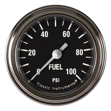 Load image into Gallery viewer, Hot Rod Fuel Pressure 100 PSI 2-1/8 Full Sweep