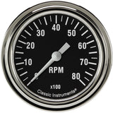 Hot Rod Tachometer 2-5/8 Full Sweep