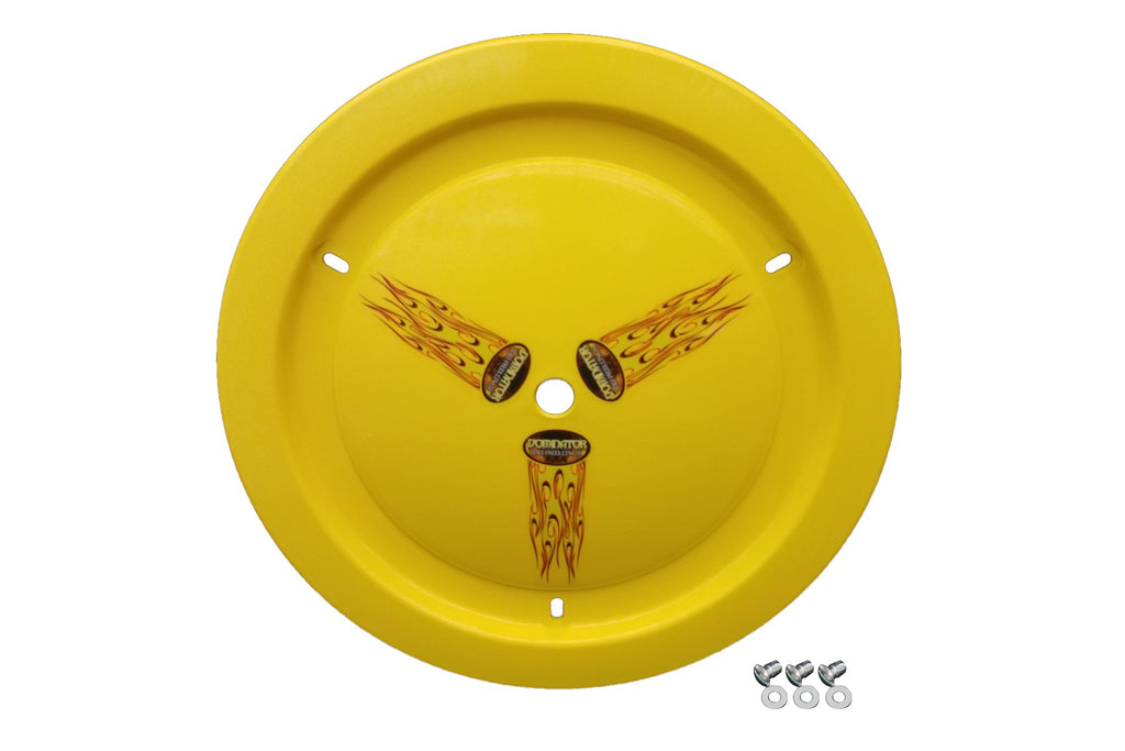 Wheel Cover Dzus-On Yellow