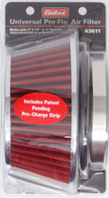 Load image into Gallery viewer, Pro-Flo Air Filter Cone 3.70 Tall Red/Chrome