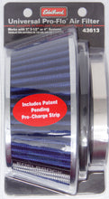 Load image into Gallery viewer, Pro-Flo Air Filter Cone 3.70 Tall Blue/Chrome