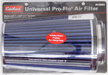 Load image into Gallery viewer, Pro-Flo Air Filter Cone 10.5 Tall Blue/Chrome