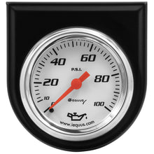 Load image into Gallery viewer, 2.0 Dia Oil Pressure Gauge w/Black Panel