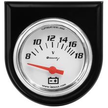 Load image into Gallery viewer, 2.0 Dia Voltmeter Gauge w/Black Panel