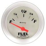 2.0 Dia Fuel Level Gauge Silver