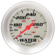 Load image into Gallery viewer, 2-5/8 Dia Water Temp Gauge Silver  130-280