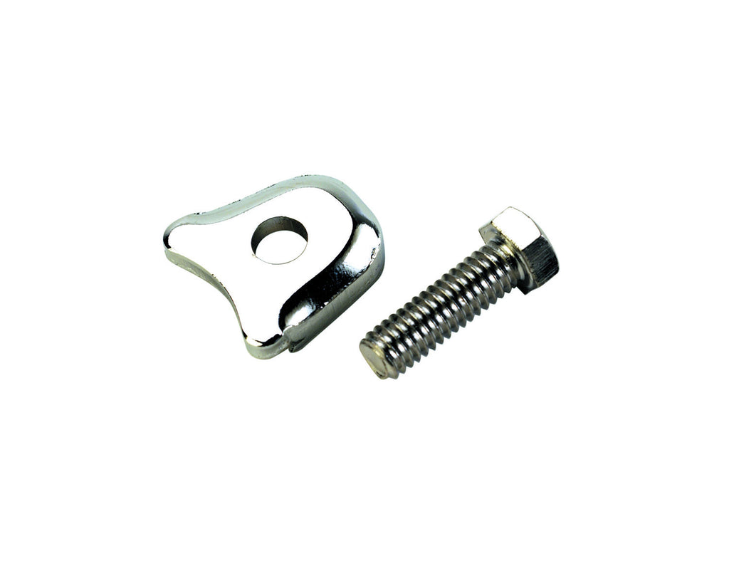 Chrome Distributor Hold Down Clamp