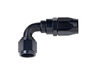 Load image into Gallery viewer, #4 x 90 Power Flow Hose End Black