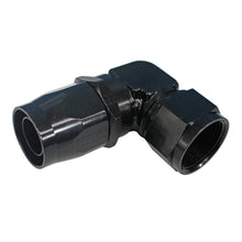 Load image into Gallery viewer, 16an Low Profile 90-Deg Hose End Black