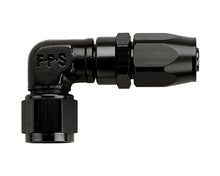 Load image into Gallery viewer, Hose Fitting #20 90 Degr Black - Low Pro-File