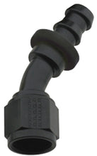 Load image into Gallery viewer, Hose Fitting #6 30 Deg Push Lock Black