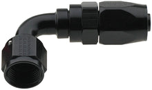 Load image into Gallery viewer, Hose Fitting #6 90 Deg Pro-Flow Black