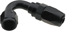 Load image into Gallery viewer, Hose Fitting #4 120 Deg Pro-Flow Black