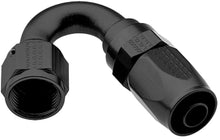 Load image into Gallery viewer, Hose Fitting #4 150 Deg Pro-Flow Black