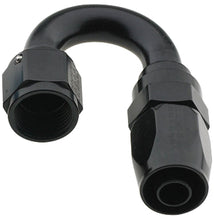 Load image into Gallery viewer, Hose Fitting #4 180 Deg Pro-Flow Black