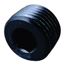 Load image into Gallery viewer, 1/8 MPT Allen Pipe Plug Black