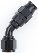 Load image into Gallery viewer, Hose Fitting #6 45 Deg PTFE Black