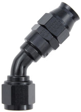 Load image into Gallery viewer, Hose Fitting #8 45 Deg PTFE Black