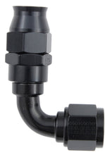 Load image into Gallery viewer, Hose Fitting #6 90 Deg PTFE Black