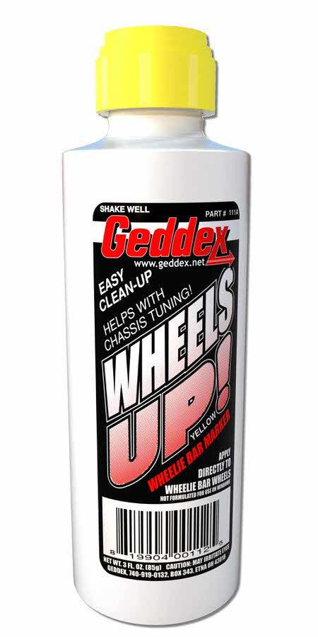 Wheels Up Wheelie Bar Marker Yellow 3oz Bottle