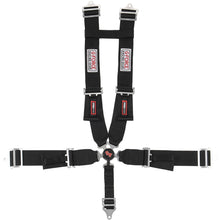 Load image into Gallery viewer, 5pt Harness Set Black Camlock Pull-Down Lap