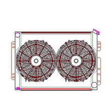 Load image into Gallery viewer, Radiator Combo Unit GM A &amp; F Body w/o Trans Clr