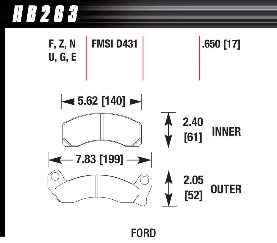 Performance Street Brake Pads (4)